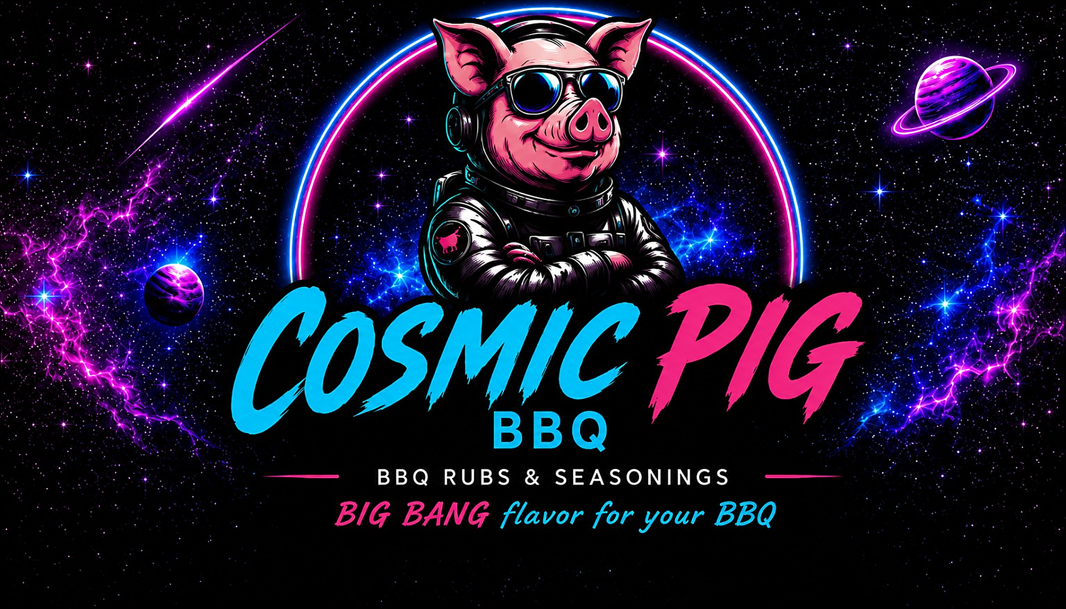 Cosmic Pig BBQ — BIG BANG flavor for your BBQ